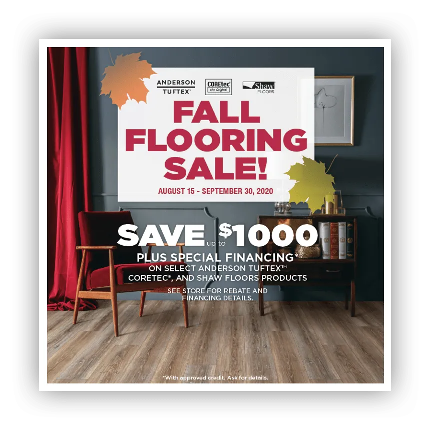 Fall Flooring Sale | Flooring 101