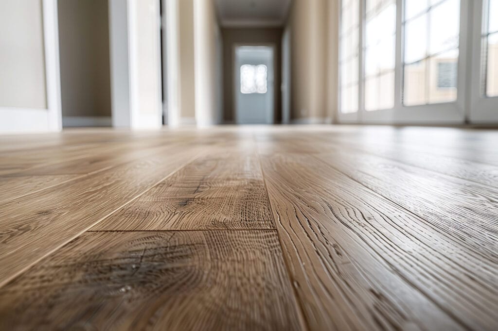 close up of hardwood flooring